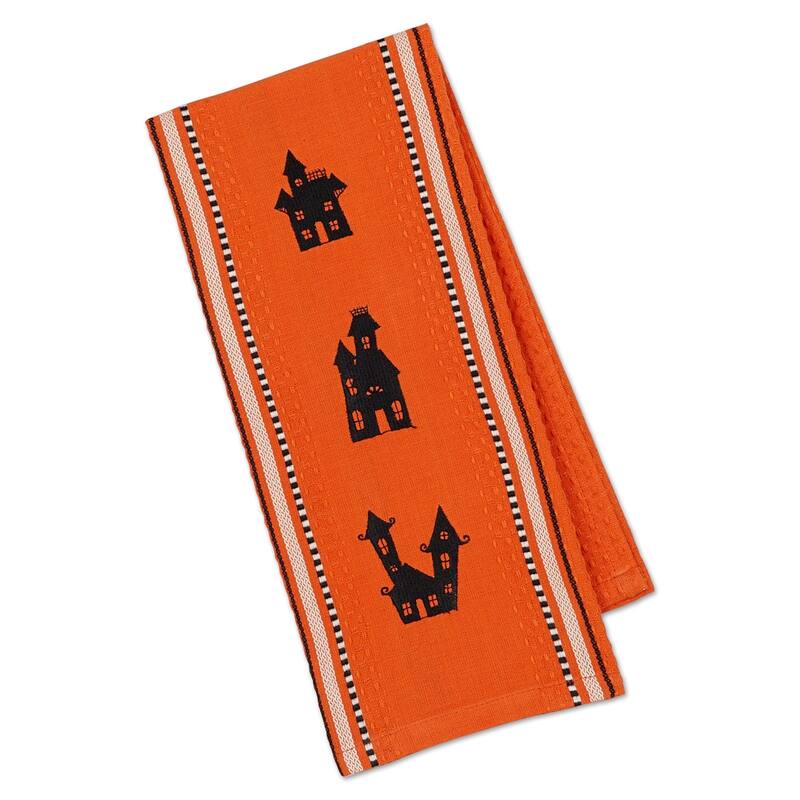 DII Assorted Halloween Embellished Dishtowel (Set of 3)