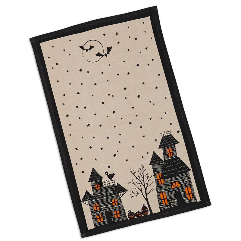 DII Assorted Halloween Embellished Dishtowel (Set of 3)