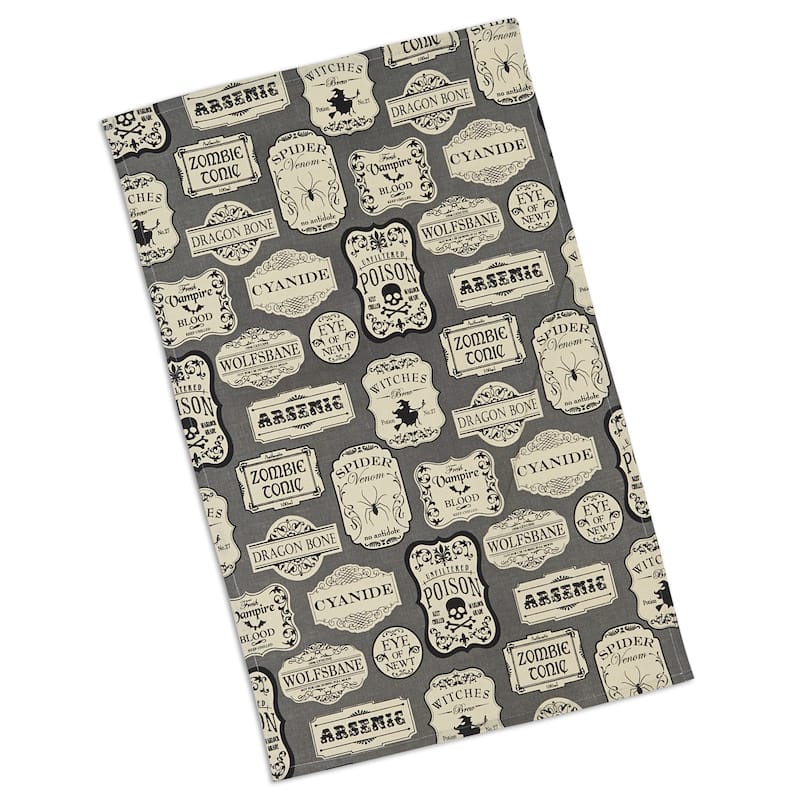 DII Assorted Halloween Embellished Dishtowel (Set of 3)