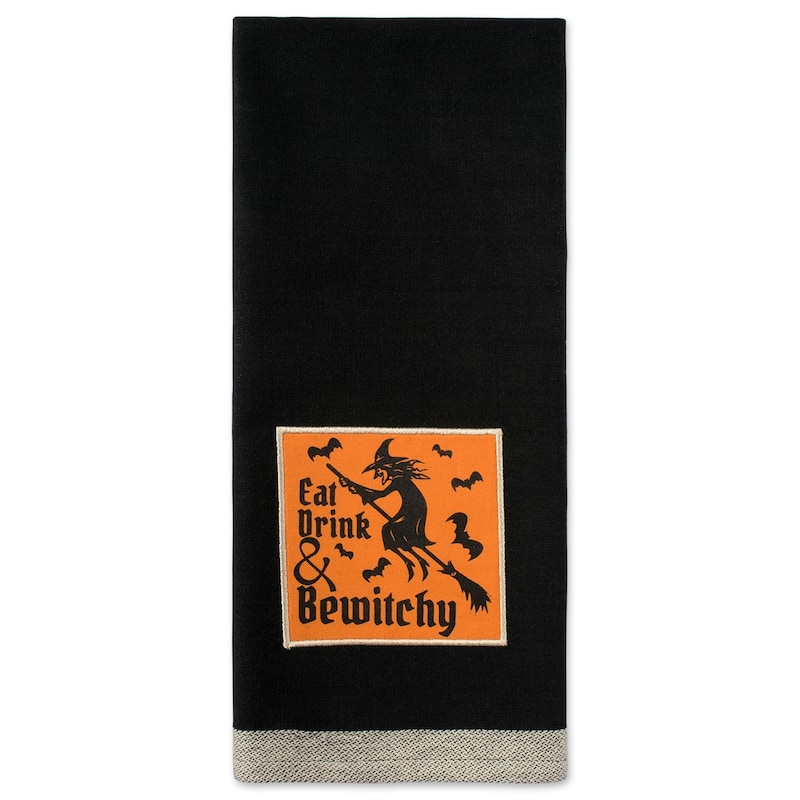 DII Assorted Halloween Embellished Dishtowel (Set of 3)