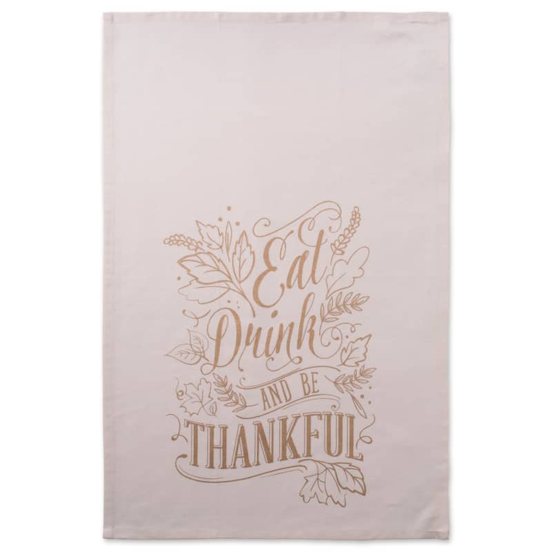 DII Assorted Fall Embroidered Dishtowel (Set of 3)