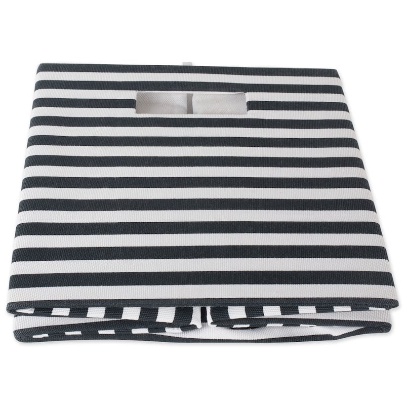DII Pinstripe Polyester Cube