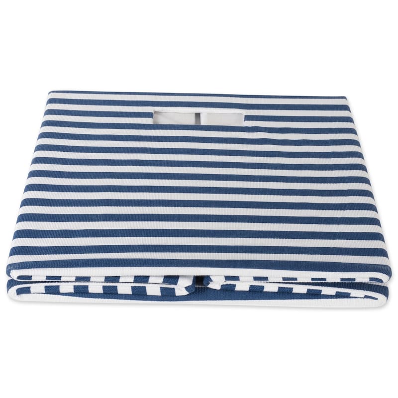 DII Pinstripe Polyester Cube