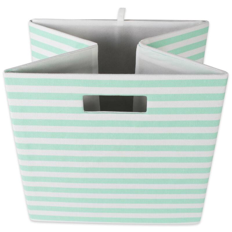 DII Pinstripe Polyester Cube