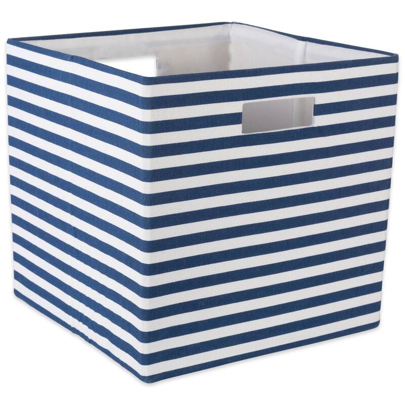 DII Pinstripe Polyester Cube