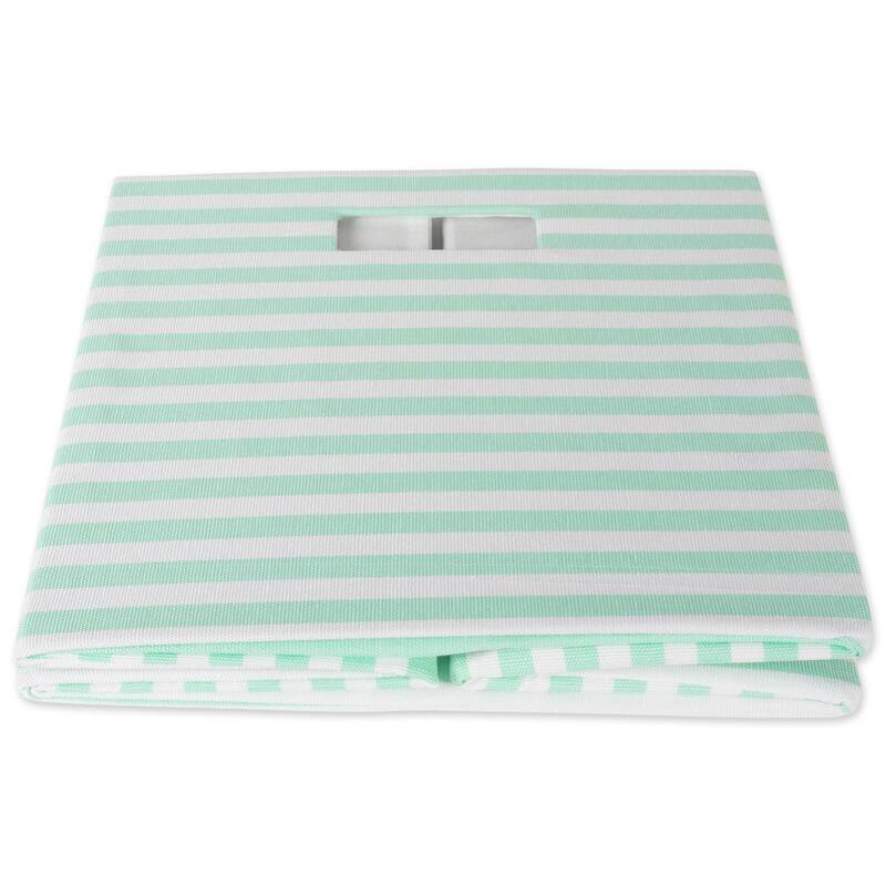 DII Pinstripe Polyester Cube