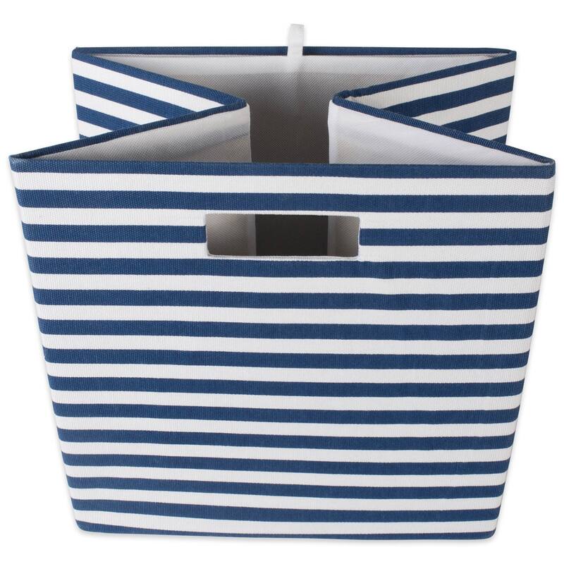 DII Pinstripe Polyester Cube