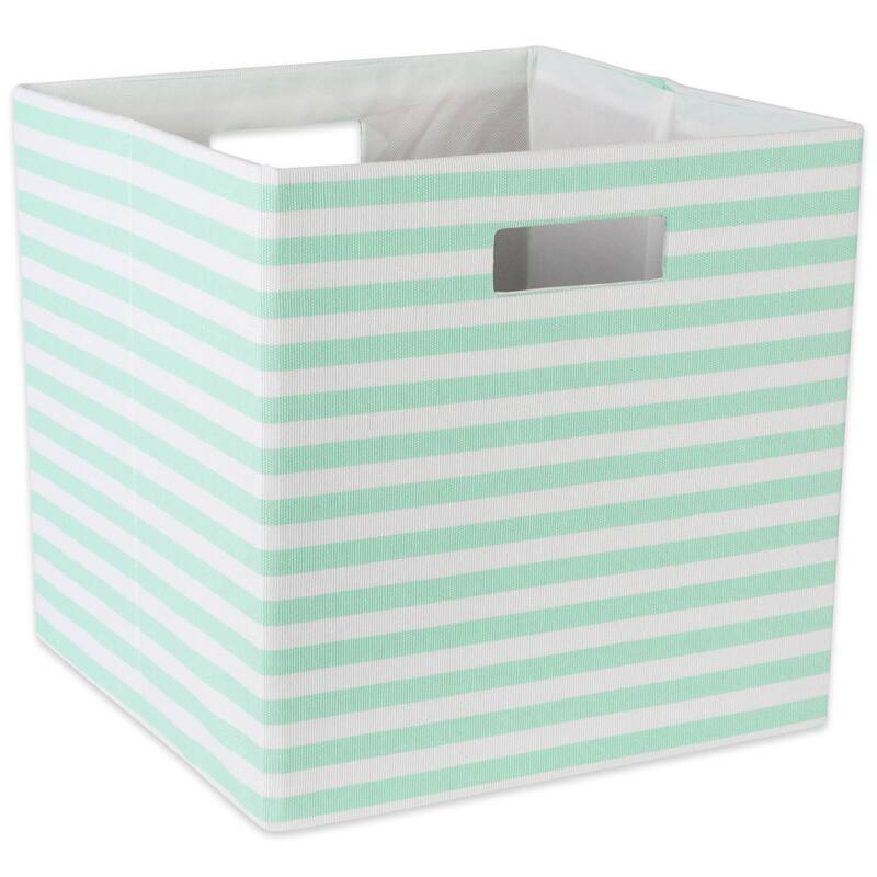 DII Pinstripe Polyester Cube