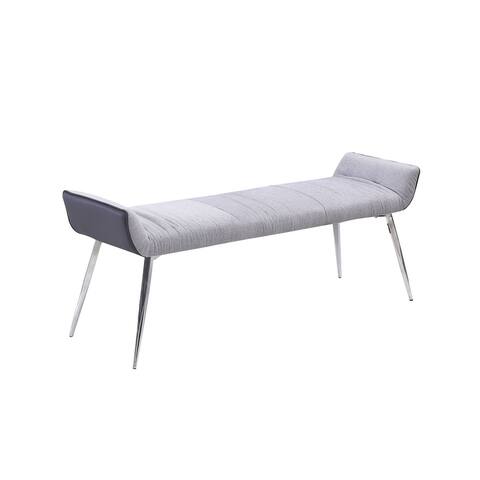 Best Quality Furniture Grey Dining Bench Only