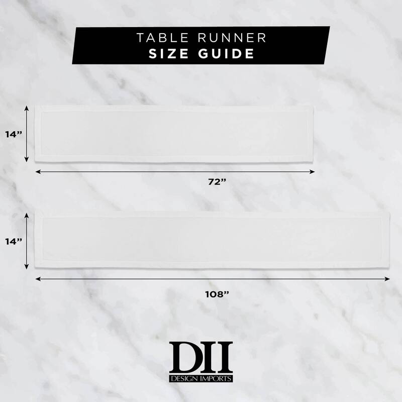 DII Urban Oasis Reed Table Toppers