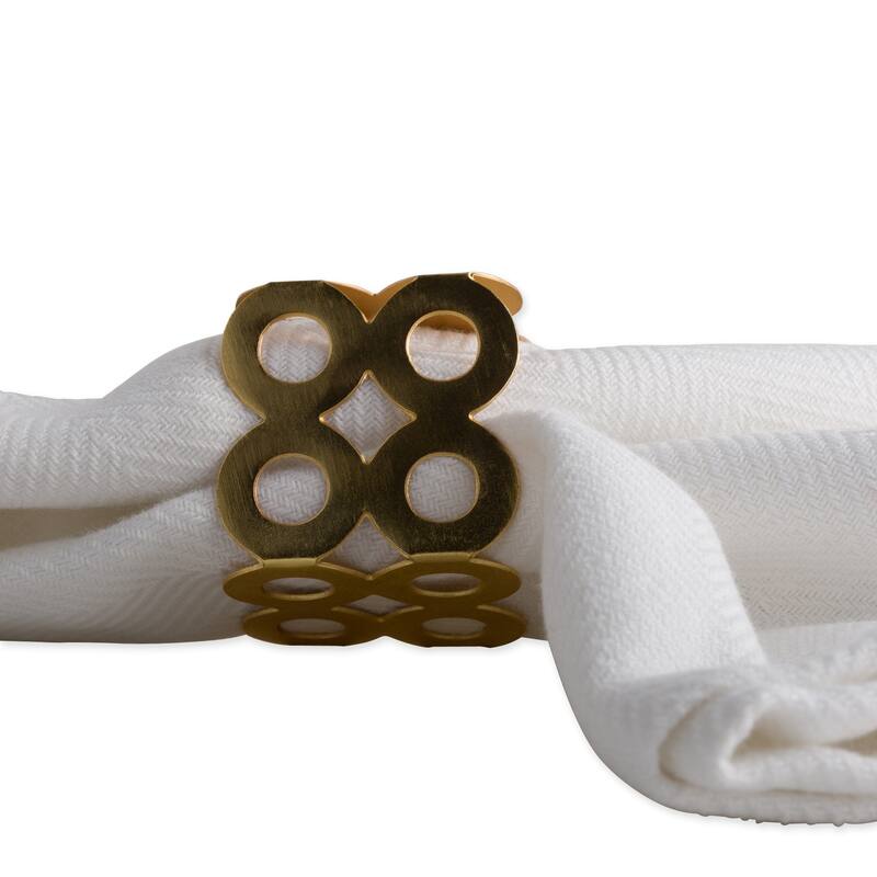 DII Geometric Napkin Ring (Set of 6)
