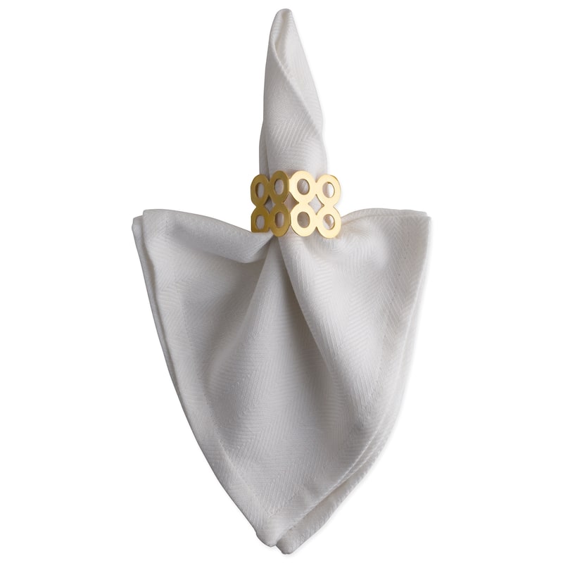 DII Geometric Napkin Ring (Set of 6)