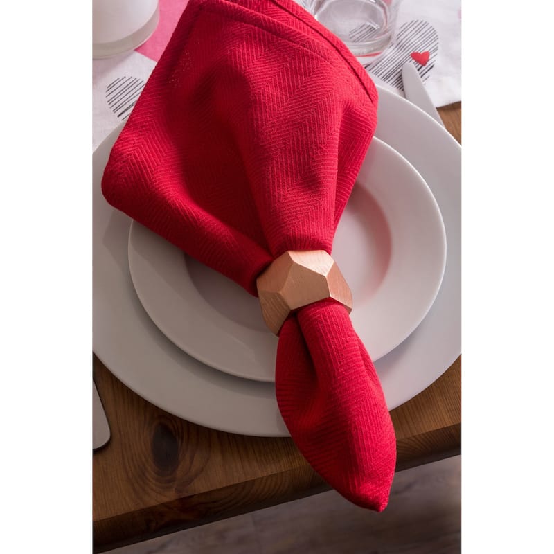 DII Geometric Napkin Ring (Set of 6)