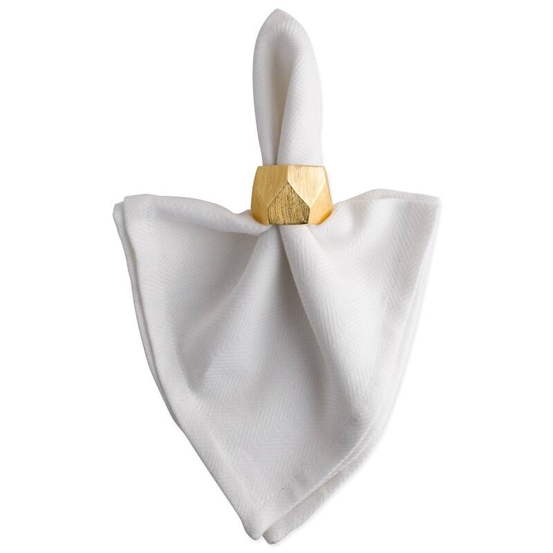 DII Geometric Napkin Ring (Set of 6)