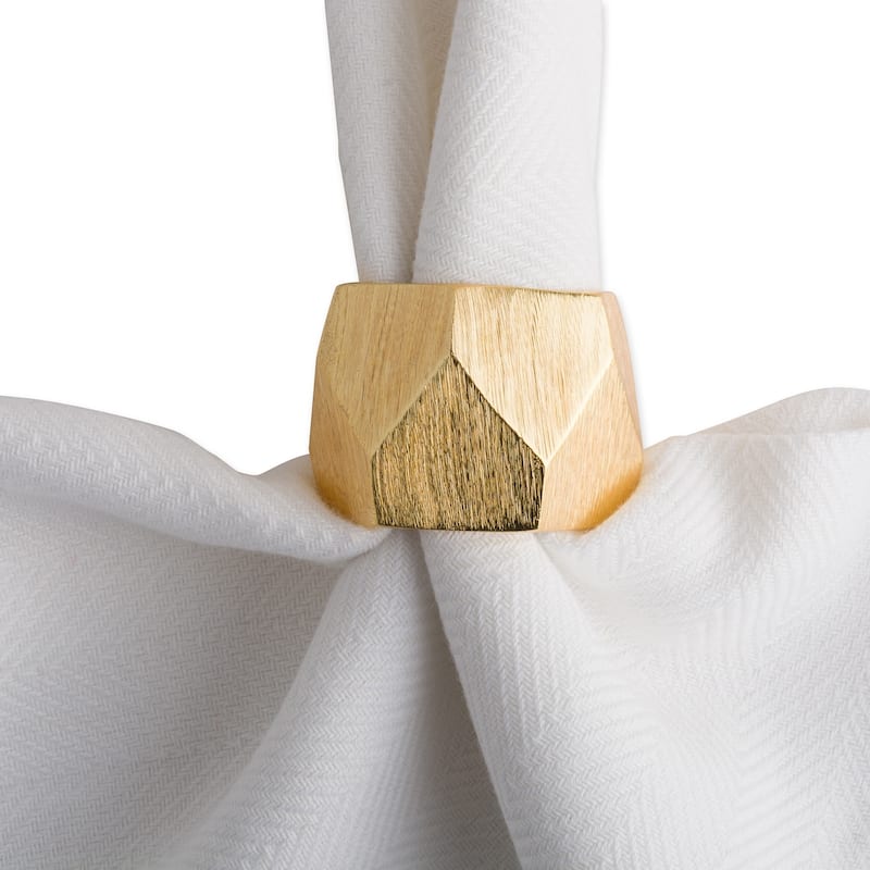 DII Geometric Napkin Ring (Set of 6)