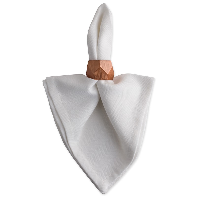 DII Geometric Napkin Ring (Set of 6)