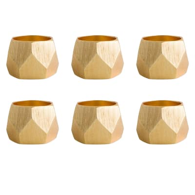 DII Geometric Napkin Ring (Set of 6)