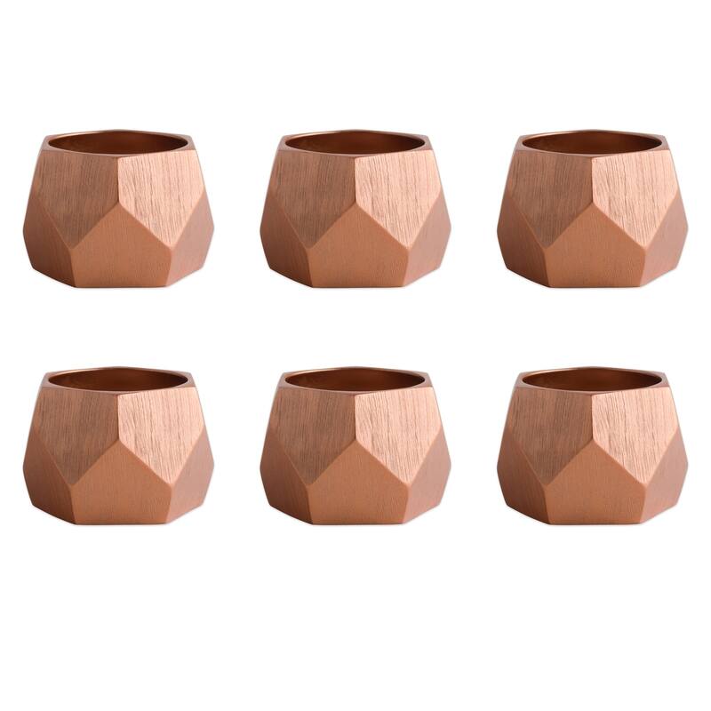 DII Geometric Napkin Ring (Set of 6)
