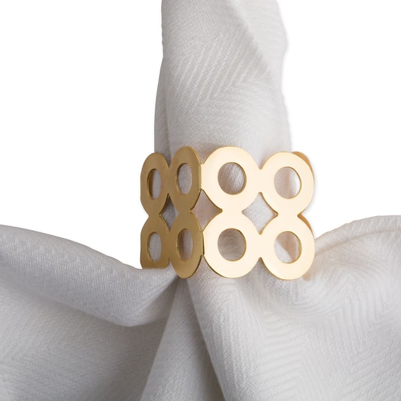 DII Geometric Napkin Ring (Set of 6)