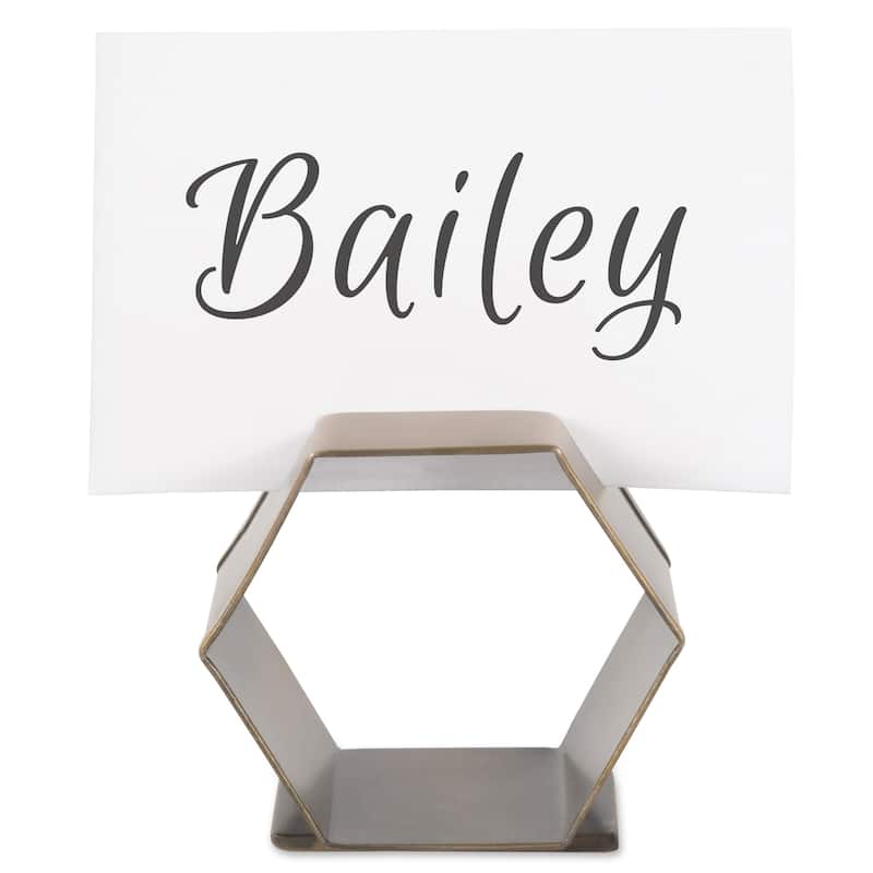 DII Geometric Napkin Ring (Set of 6)