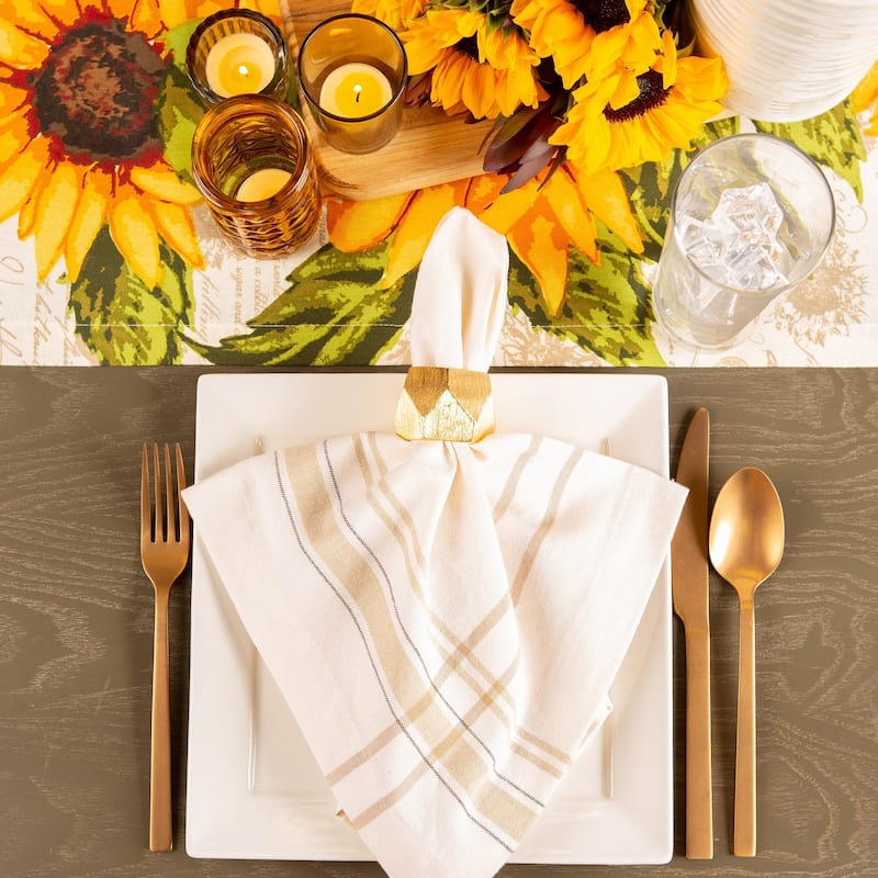 DII Geometric Napkin Ring (Set of 6)