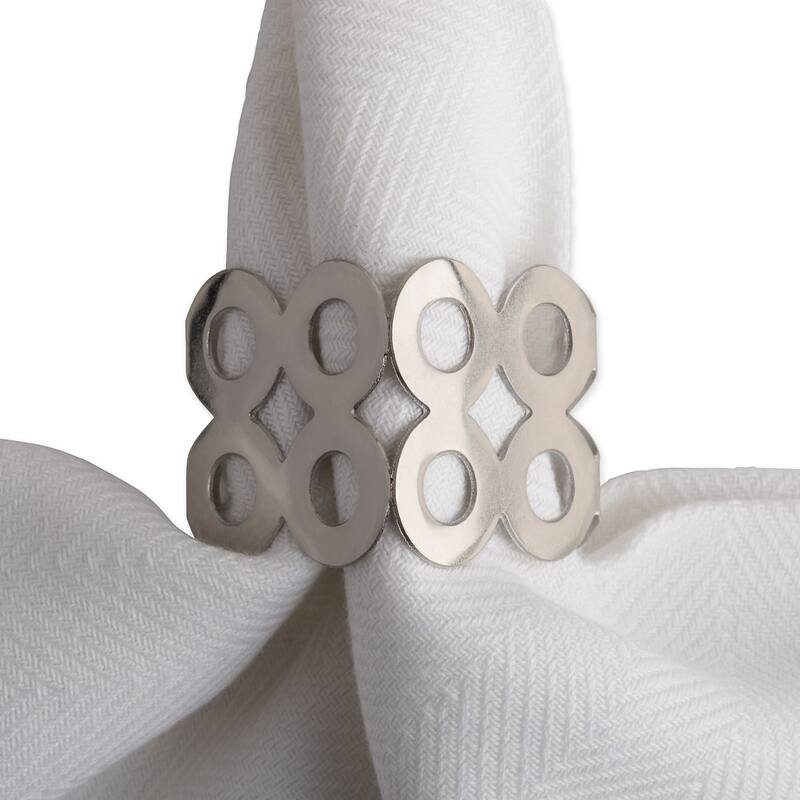 DII Geometric Napkin Ring (Set of 6)