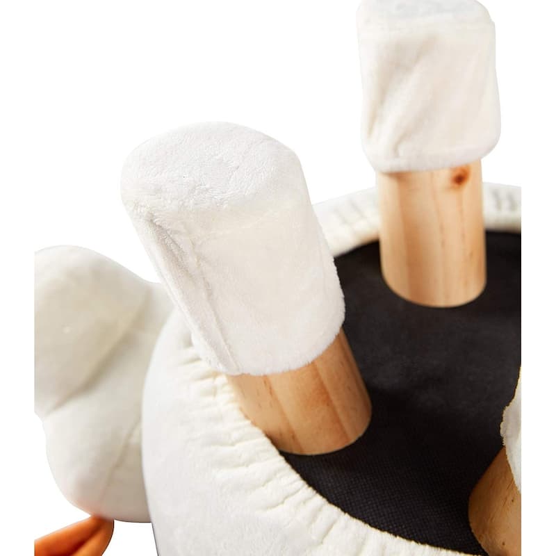 Cheer Collection Kids Mini Padded Footrest for Children and Nursery Décor