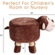 preview thumbnail 18 of 20, Cheer Collection Kids Mini Padded Footrest for Children and Nursery Décor