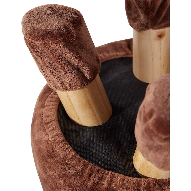 Cheer Collection Kids Mini Padded Footrest for Children and Nursery Décor