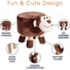 preview thumbnail 19 of 20, Cheer Collection Kids Mini Padded Footrest for Children and Nursery Décor