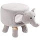 preview thumbnail 2 of 22, Cheer Collection Kids Mini Padded Footrest for Children and Nursery Décor Grey
