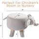 preview thumbnail 12 of 20, Cheer Collection Kids Mini Padded Footrest for Children and Nursery Décor