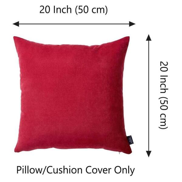 Shop Porch Den Paddock Red 20 Inch Throw Pillow Cover Set Of 2