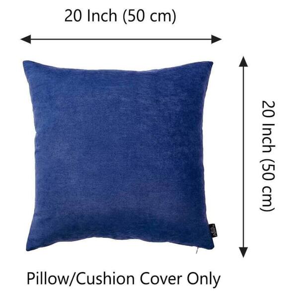 Shop Honey Sapphire Blue Decorative Throw Pillow Cover 20 X20 2