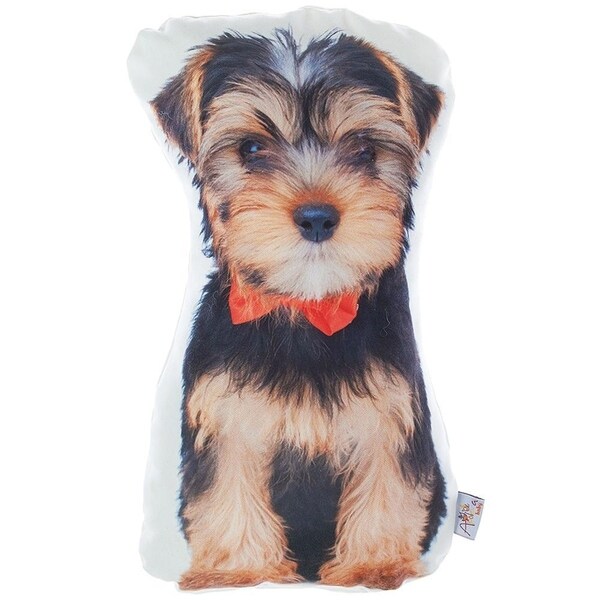 Shop Animal Shaped Pillow Filled Pillow With Yorkie Dog Shape