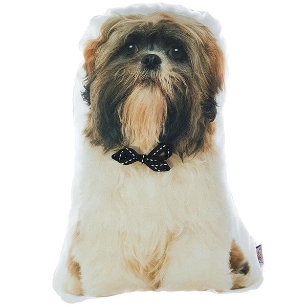 Shop Porch Den Dog Shaped Shih Tzu Throw Pillow Free Shipping