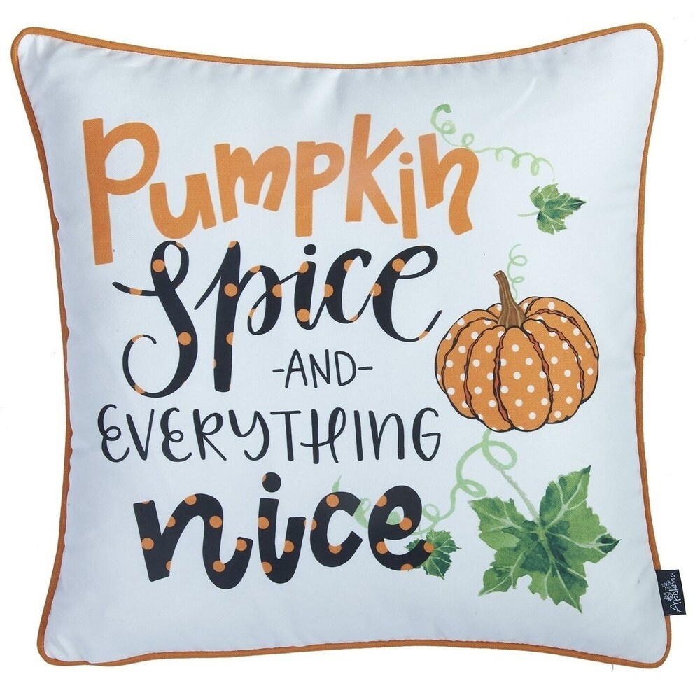 Pumpkin Quotes Decorative Throw Pillow THANKSGIVING SALE Throw pillow covers