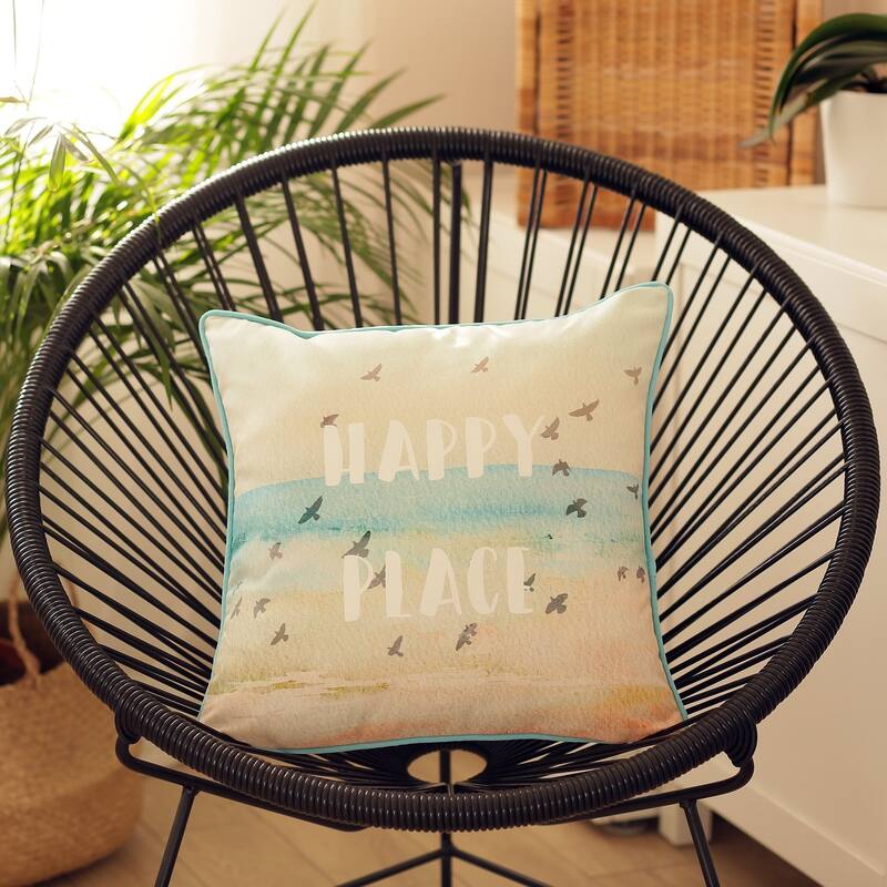 Porch & Den Sandridge Quote-printed Throw Pillow Cover