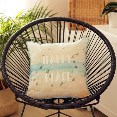 Porch & Den Sandridge Quote-printed Throw Pillow Cover