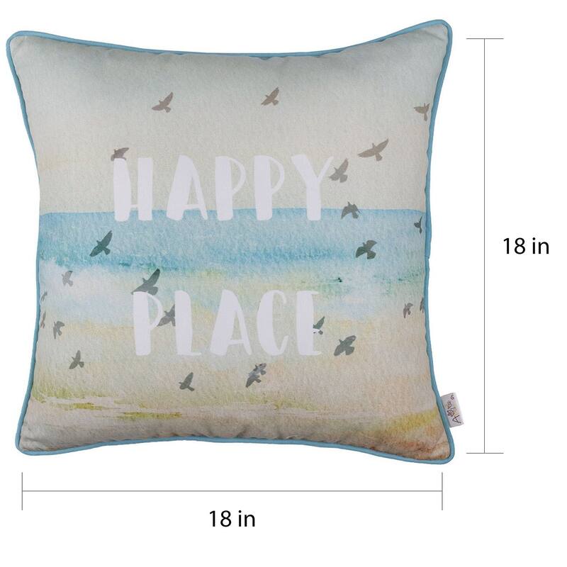 Porch & Den Sandridge Quote-printed Throw Pillow Cover