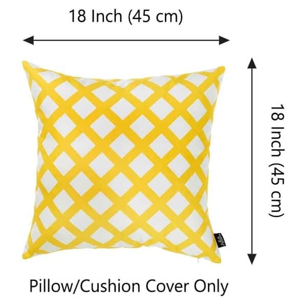 Carson Carrington Tropical Cross Squares 18-inch Throw Pillow Cover ...