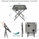 3 PCS Zero Gravity Chair Patio Chaise Lounge Chairs Table Chair Set Recliner - Thumbnail 1