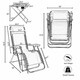 3 PCS Zero Gravity Chair Patio Chaise Lounge Chairs Table Chair Set Recliner - Thumbnail 7