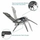 Upgrade Extra Wide Zero Gravity Chair Lounge Chairs Lawn /w Cup Holder Portable Recliner for Beach - 24" Extra Width - Thumbnail 6