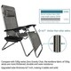 Upgrade Extra Wide Zero Gravity Chair Lounge Chairs Lawn /w Cup Holder Portable Recliner for Beach - 24" Extra Width - Thumbnail 2