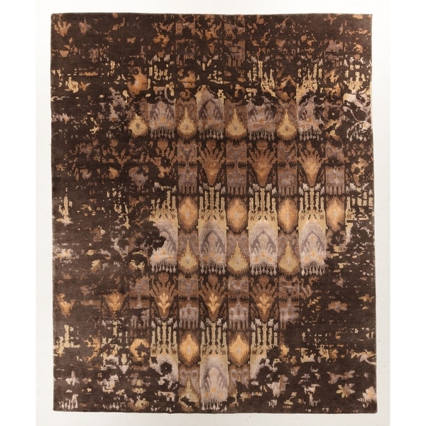 Hand-knotted Modern Rug - 8'1" x 9'11"