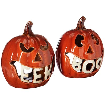 DII Halloween Ceramic Lanterns