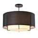 preview thumbnail 2 of 0, Warehouse of Tiffany Fazlo Matte Black 5-light Chandelier
