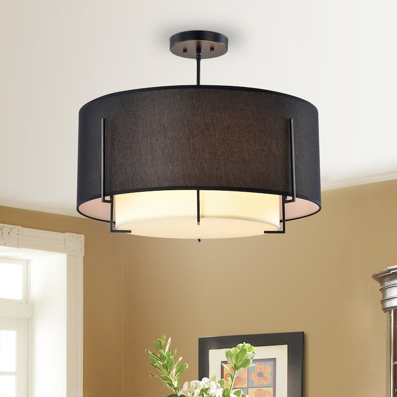 Fazlo Matte Black 5-light Chandelier