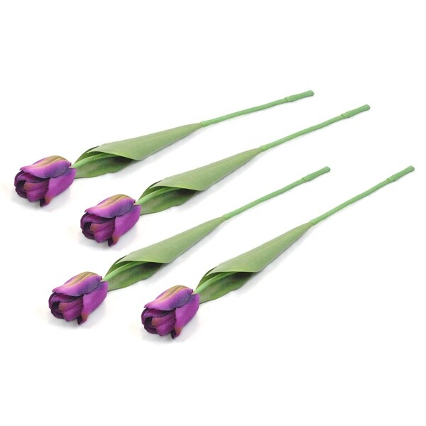 DII Tulip Flower (Set of 4)